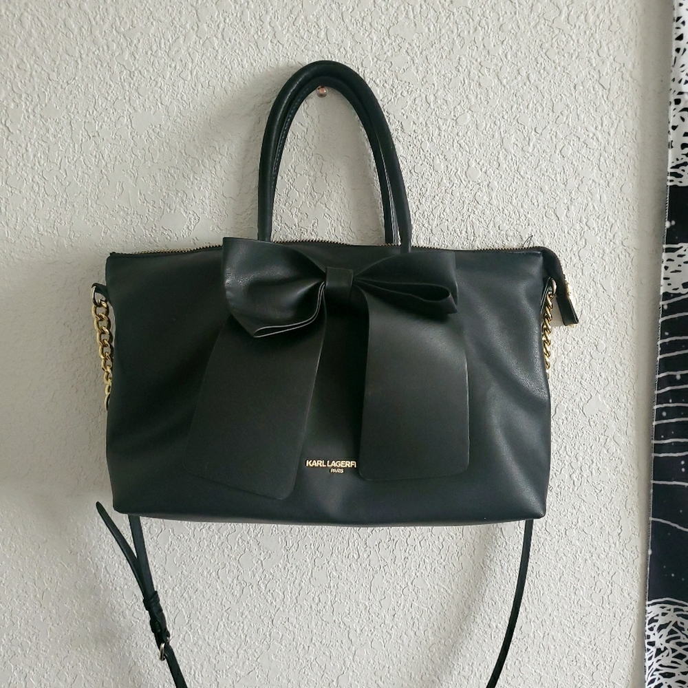 Karl Lagerfeld Bow Crossbody Bag